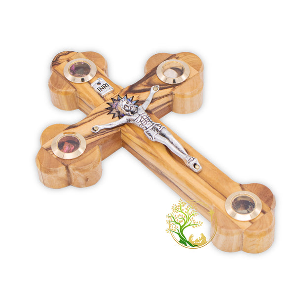 Personalized wall cross | crucifix for home décor | First holy communion, baptism, christening religious gift