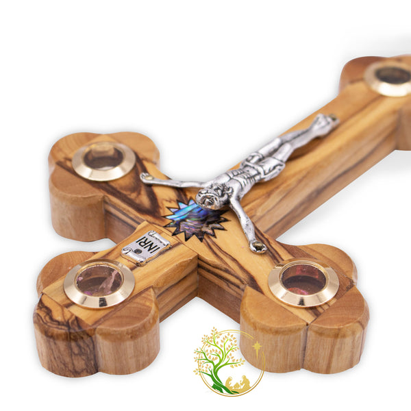 Personalized wall cross | crucifix for home décor | First holy communion, baptism, christening religious gift