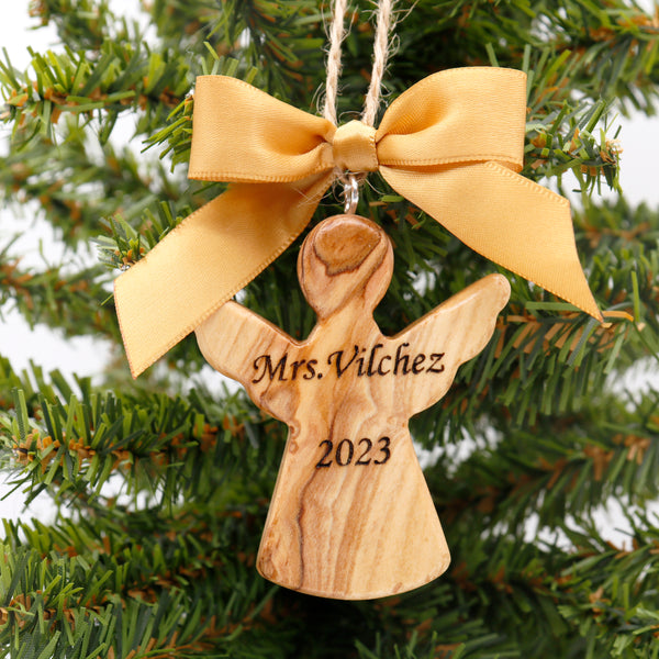 Guardian Angel ornament |Custom name angel |Memorial Christmas ornament |In memory of ornament |Loss of Loved ones remembrance sympathy gift