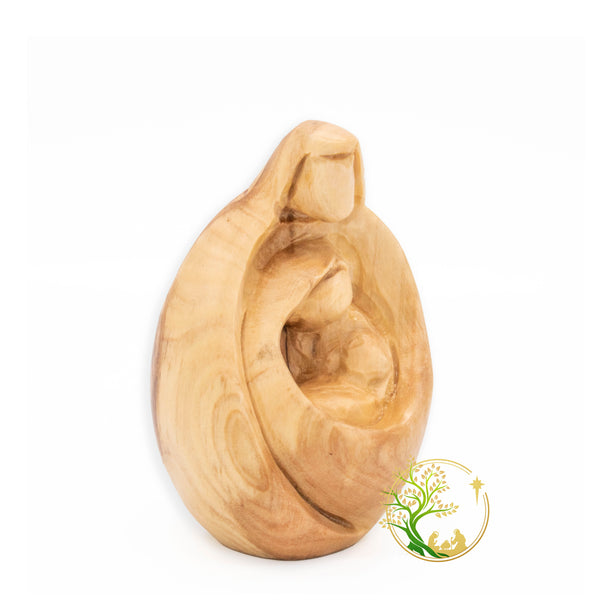 Holy Family Statue | Olive wood Holy family figurine from the Holy Land | Religious home décor Catholic statue