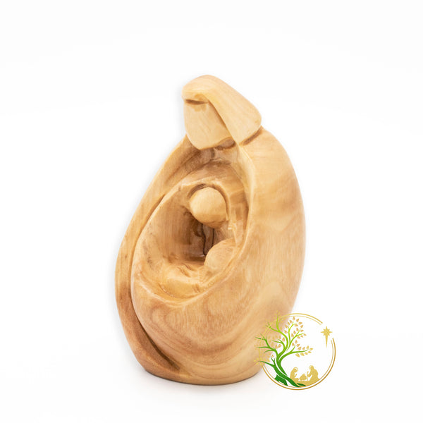 Holy Family Statue | Olive wood Holy family figurine from the Holy Land | Religious home décor Catholic statue