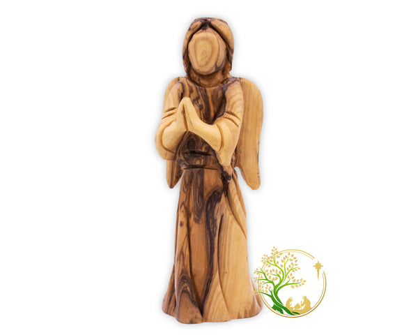 Praying Angel Statue | Angel figurine religious gift for baptism, first communion, or Christmas