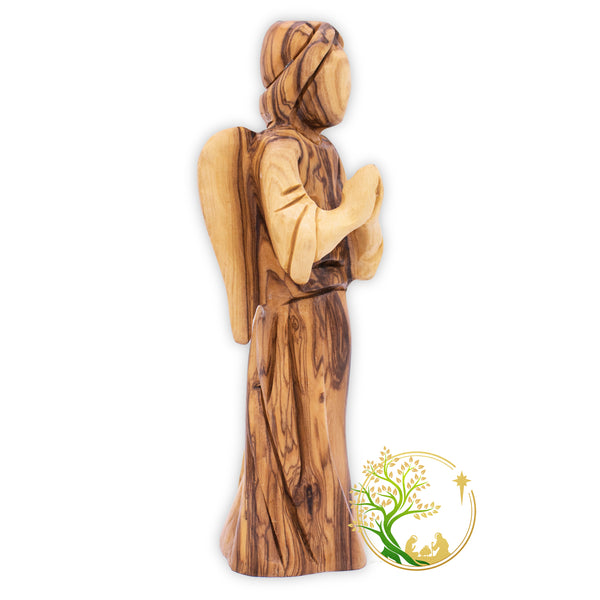 Praying Angel Statue | Angel figurine religious gift for baptism, first communion, or Christmas