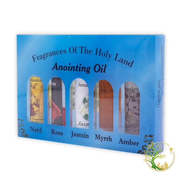 Holy Anointing Oil From The Holy Land | Blessed Purifying, Healing Oil Myrrh, Nard, Jasmin Oil, Amber Oil, Rose oil