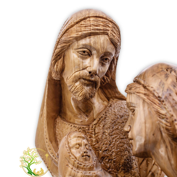 The Holy Family Statue - Virgin Mary, St Joseph & baby Jesus Figurine | Religious home décor Gift