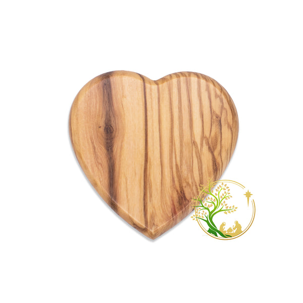 Heart box Olive wood Jewelry / Rosary Box made in the Holy Land. Wooden box Baptism, Confirmation, First communion | Trinket Keepsake box