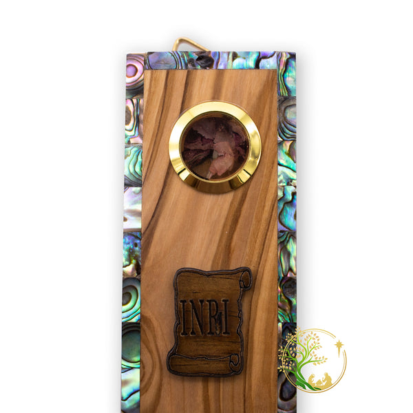 Wall hanging Large decorative crucifix | Olive wood wall cross from the Holy Land | housewarming or weddings religious gift