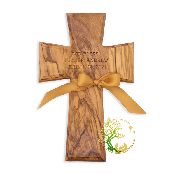 Customized Cross Personalized custom wall wooden cross | customized baptism cross | Rel ...