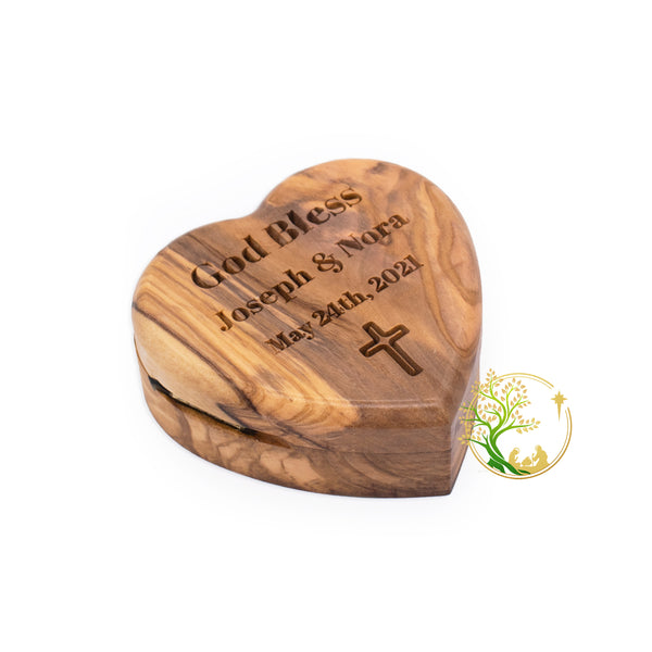Wooden Heart Box - A Symbol of Love keepsakes box | Personalized heart box | Customized box | Heart trinket box