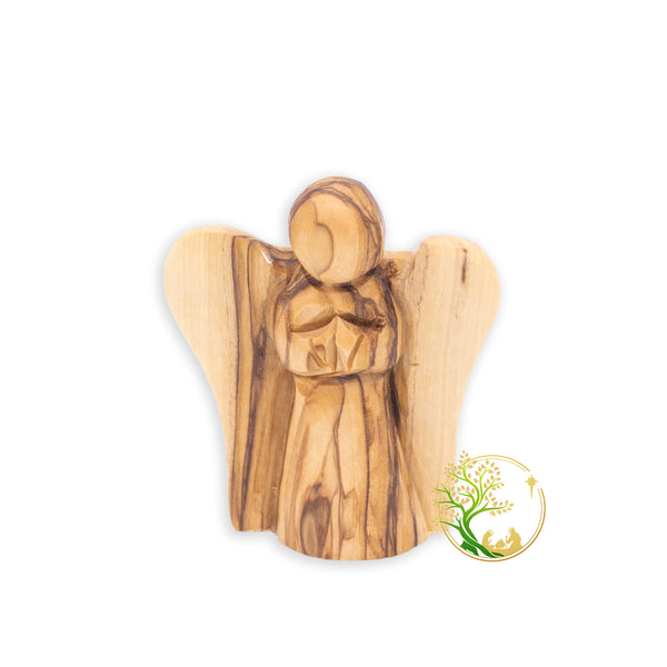 Mini praying Angel statue | Angel figurine from The Holy Land | religious nursery décor