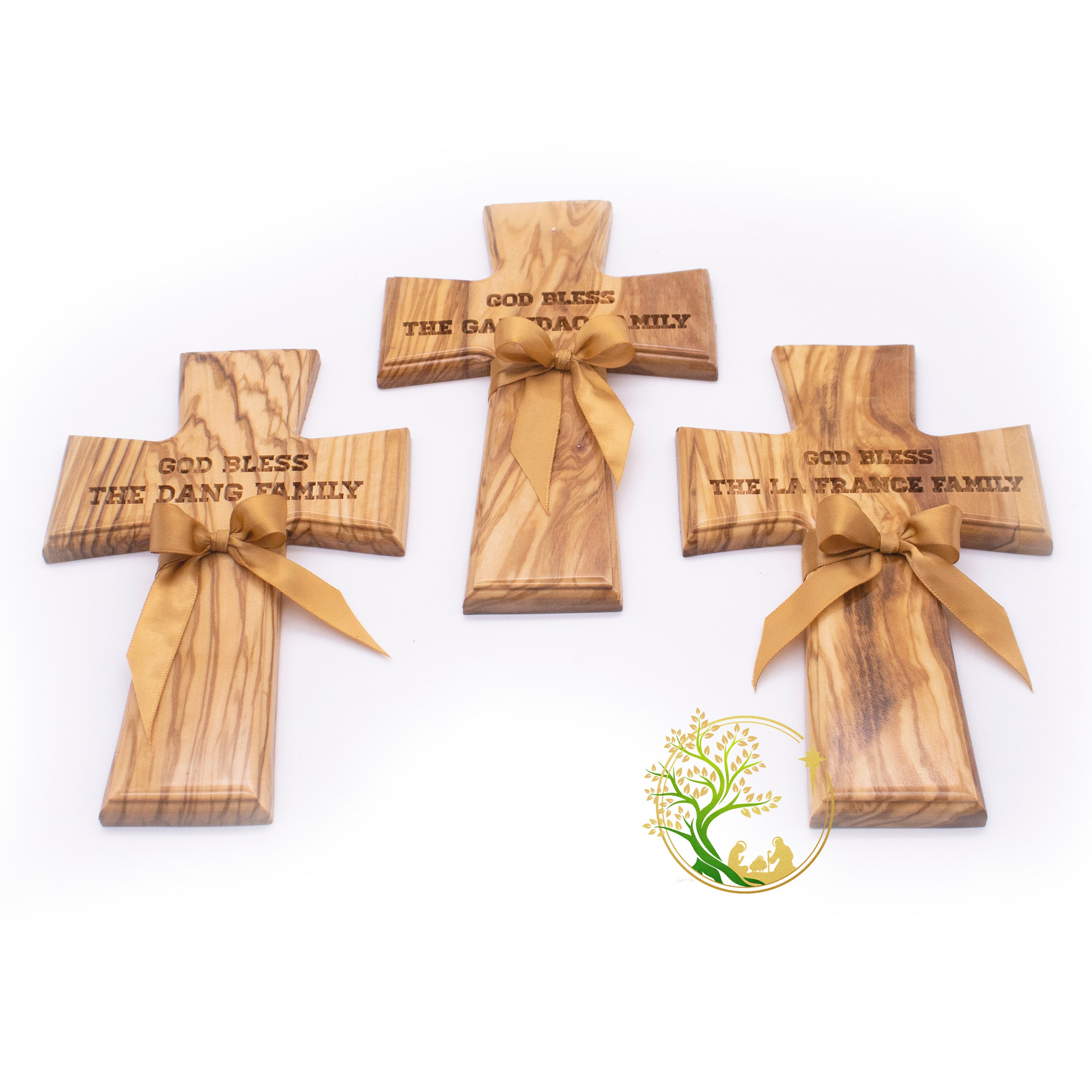 Customized Cross Personalized Baptism Cross Wooden Cross – Growooden