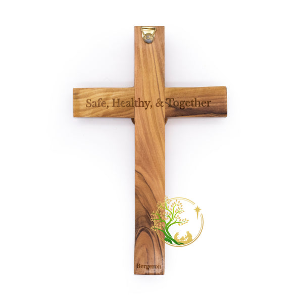 Holy Spirit Cross | Personalized Cross for Christening, confirmation or first communion | Wall cross with dove