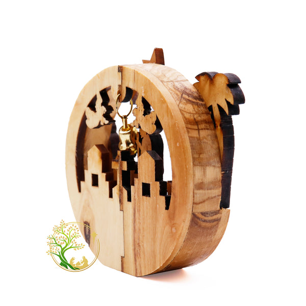 Wooden Nativity Scene | Holy Land Nativity set for Christmas Decoration | Manger scene Nativity gift